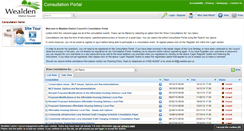 Desktop Screenshot of consult.wealden.gov.uk
