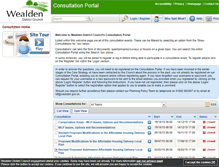 Tablet Screenshot of consult.wealden.gov.uk